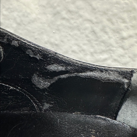 Marc Fisher Black Leather Lace-Up Shoes - Picture 15 of 16